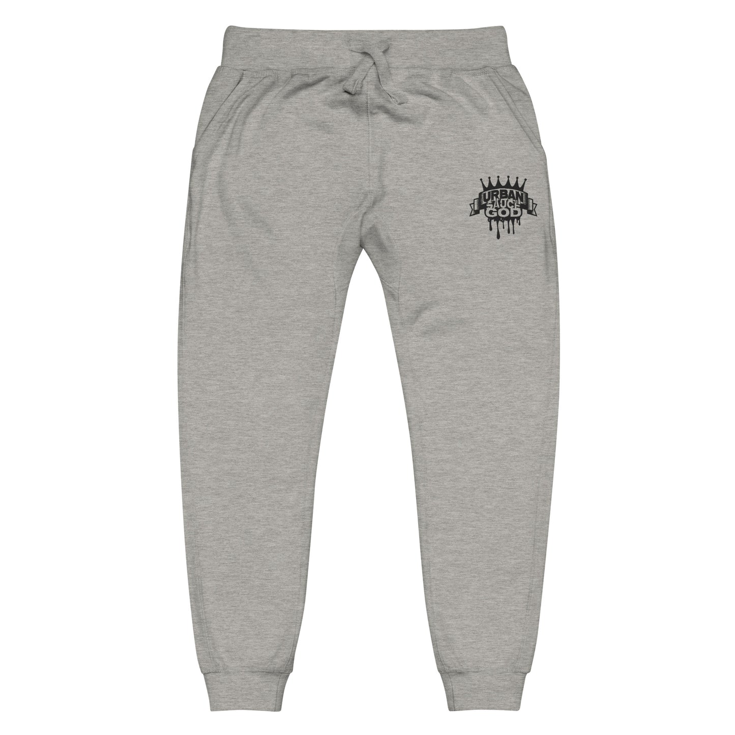 Sauce God black logo fleece sweatpants