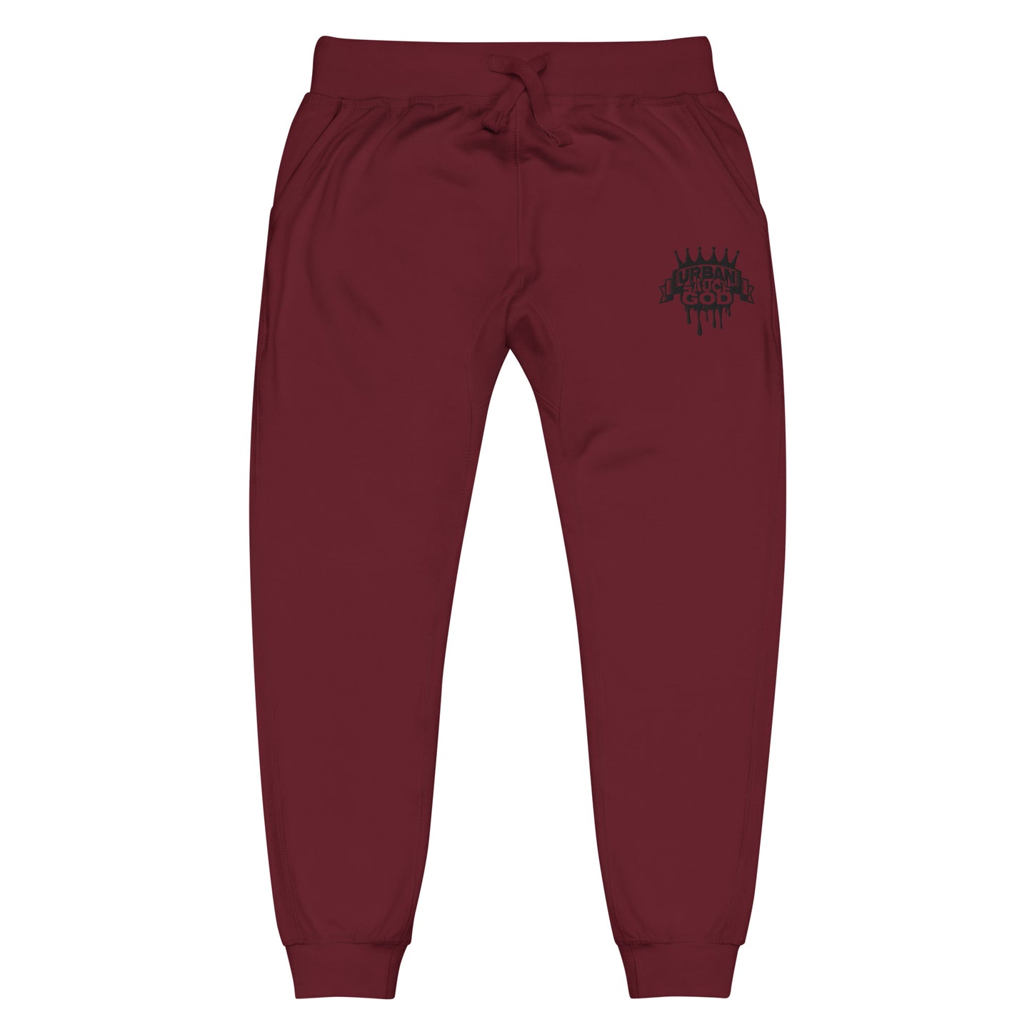 Sauce God black logo fleece sweatpants