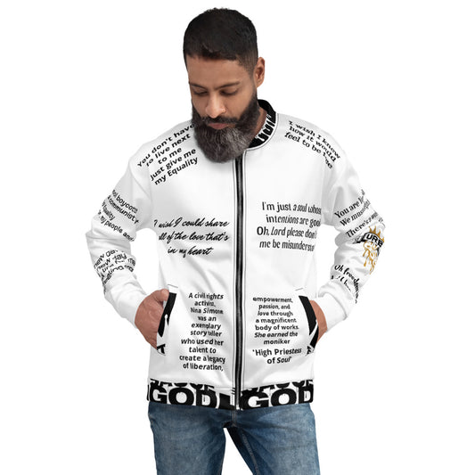 Sauce God Nina Simone Bomber Jacket