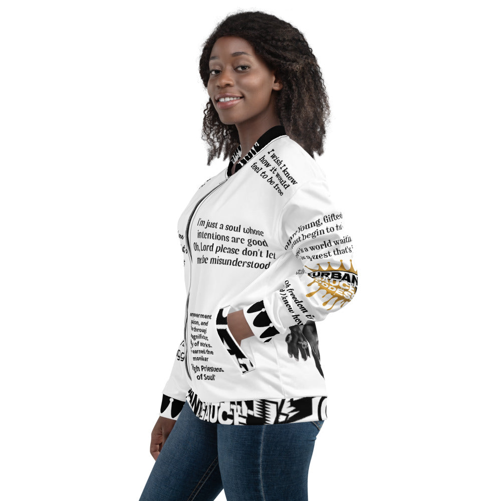 Sauce Goddess Nina Simone Bomber Jacket