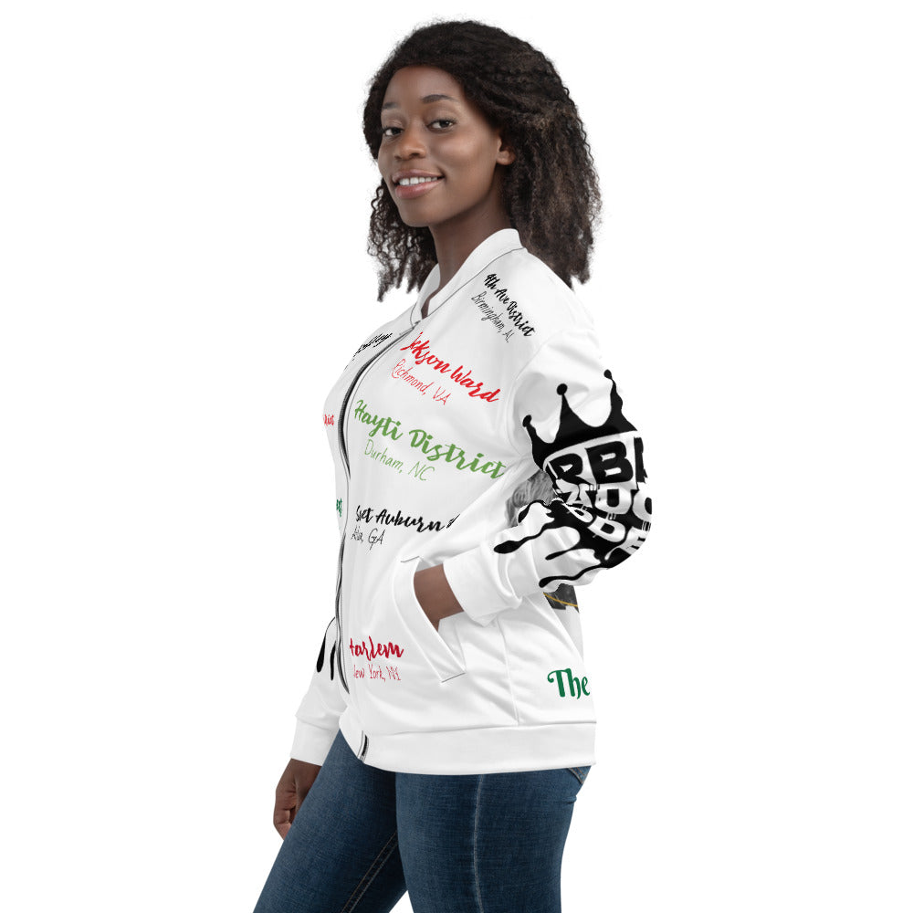 Sauce Goddess The Great Migration Bomber Jacket