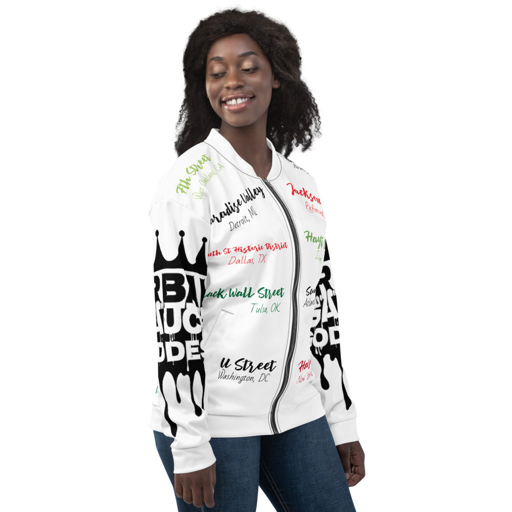Sauce Goddess The Great Migration Bomber Jacket