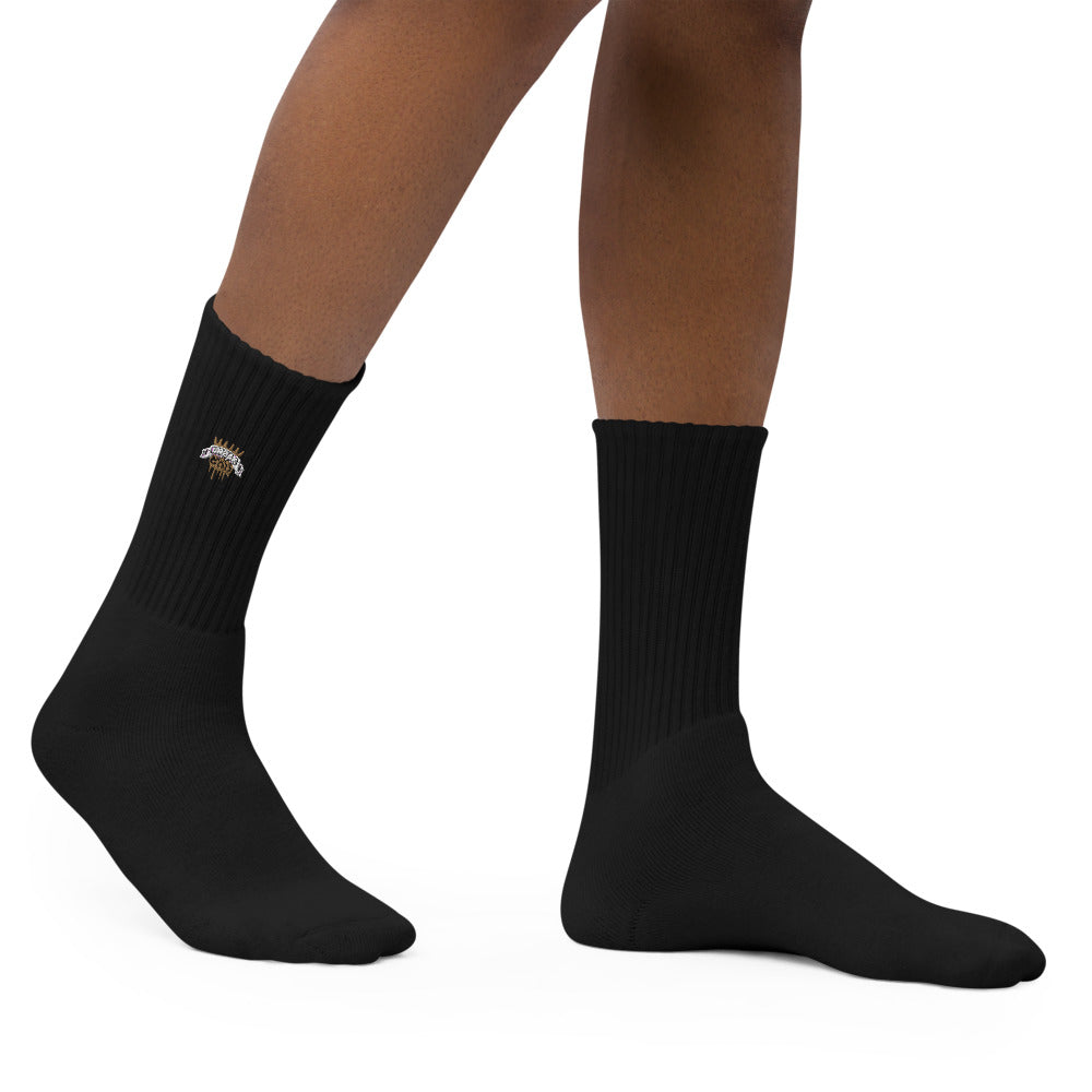 Sauce God Embroidered socks