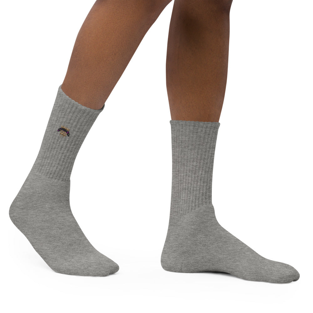 Sauce God Embroidered socks