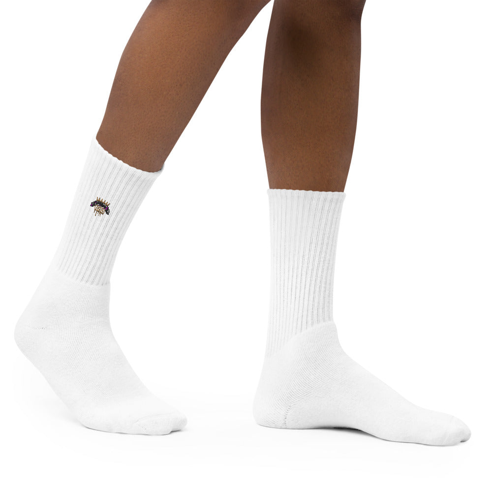 Sauce God Embroidered socks