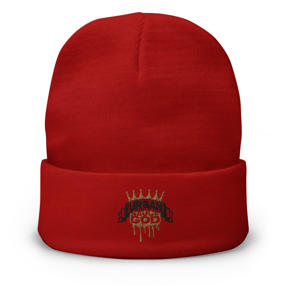 Sauce God Embroidered Beanie