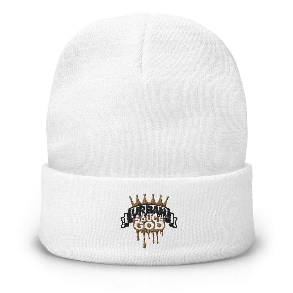 Sauce God Embroidered Beanie