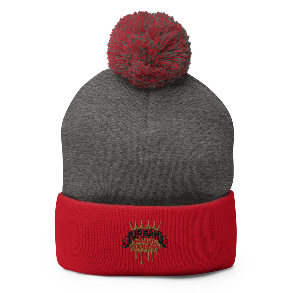 Sauce Goddess Pom-Pom Beanie