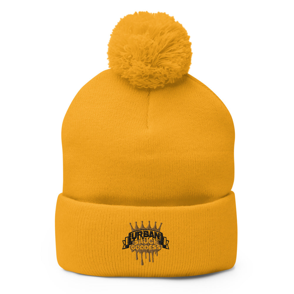 Sauce Goddess Pom-Pom Beanie