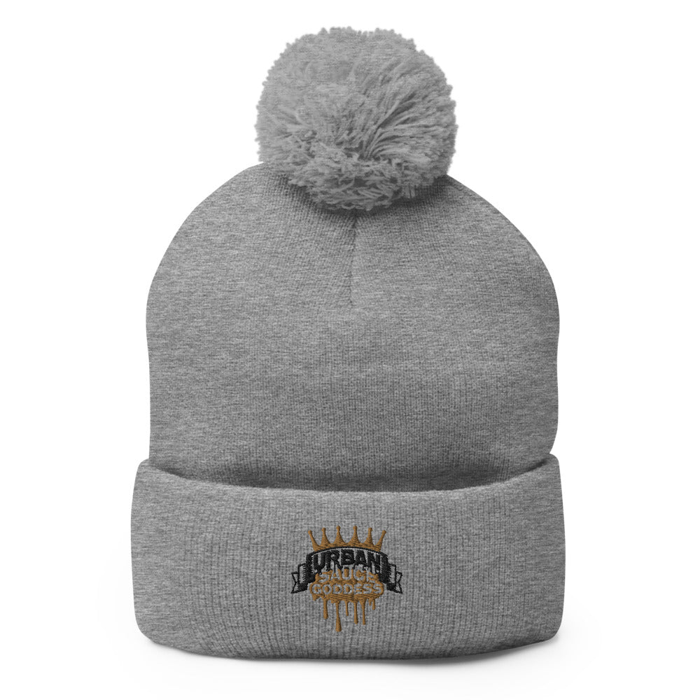 Sauce Goddess Pom-Pom Beanie