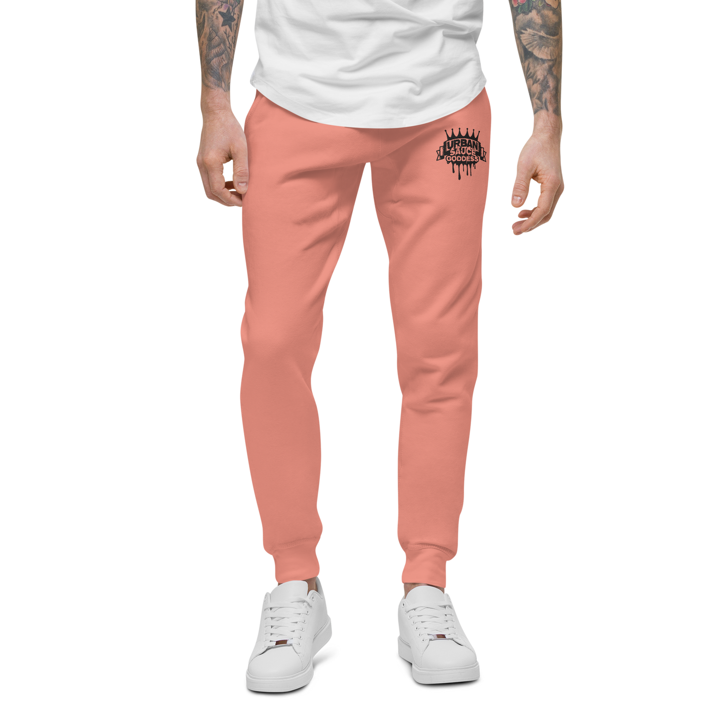 Sauce God Black Logo fleece sweatpants