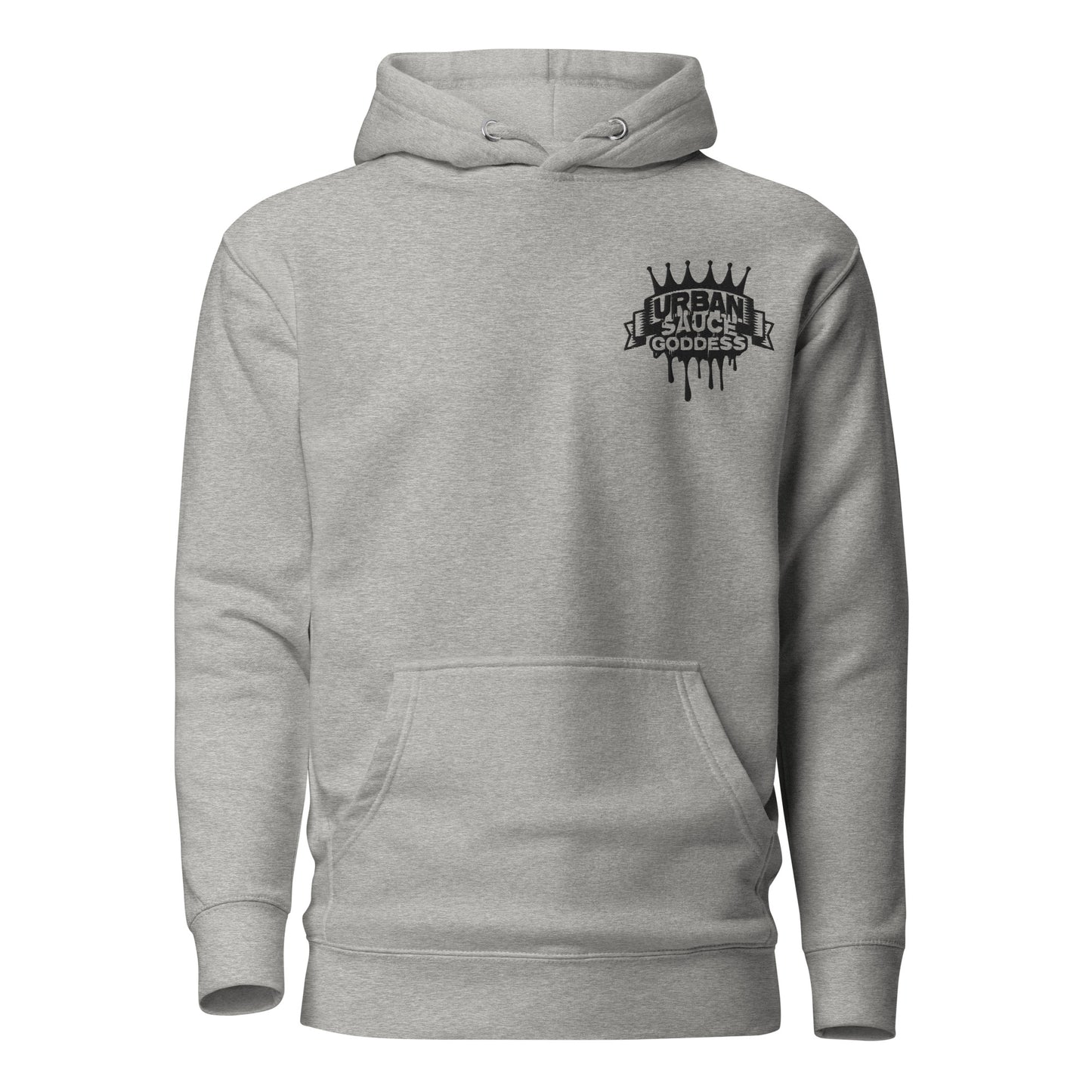 Sauce Goddess Black Embroidered Logo Hoodie