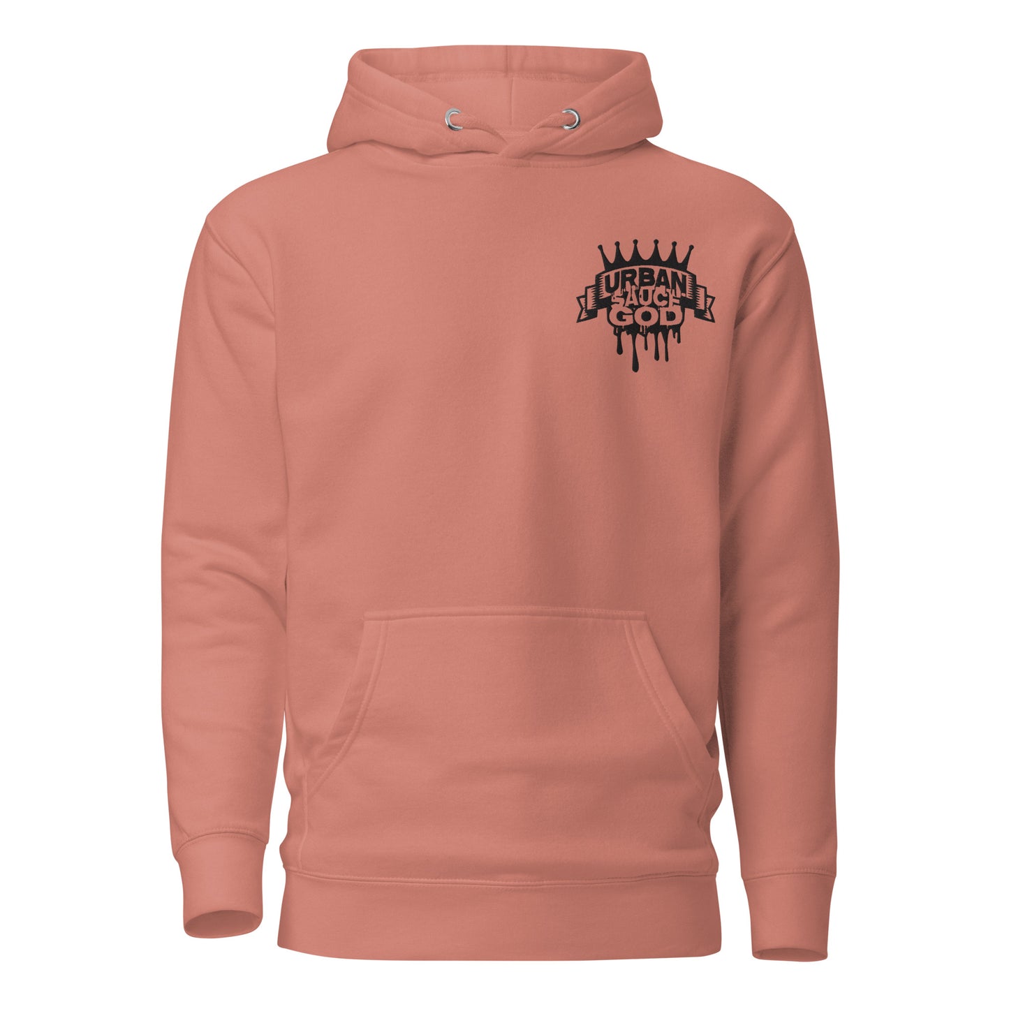 Sauce God Black Embroidered Logo Hoodie
