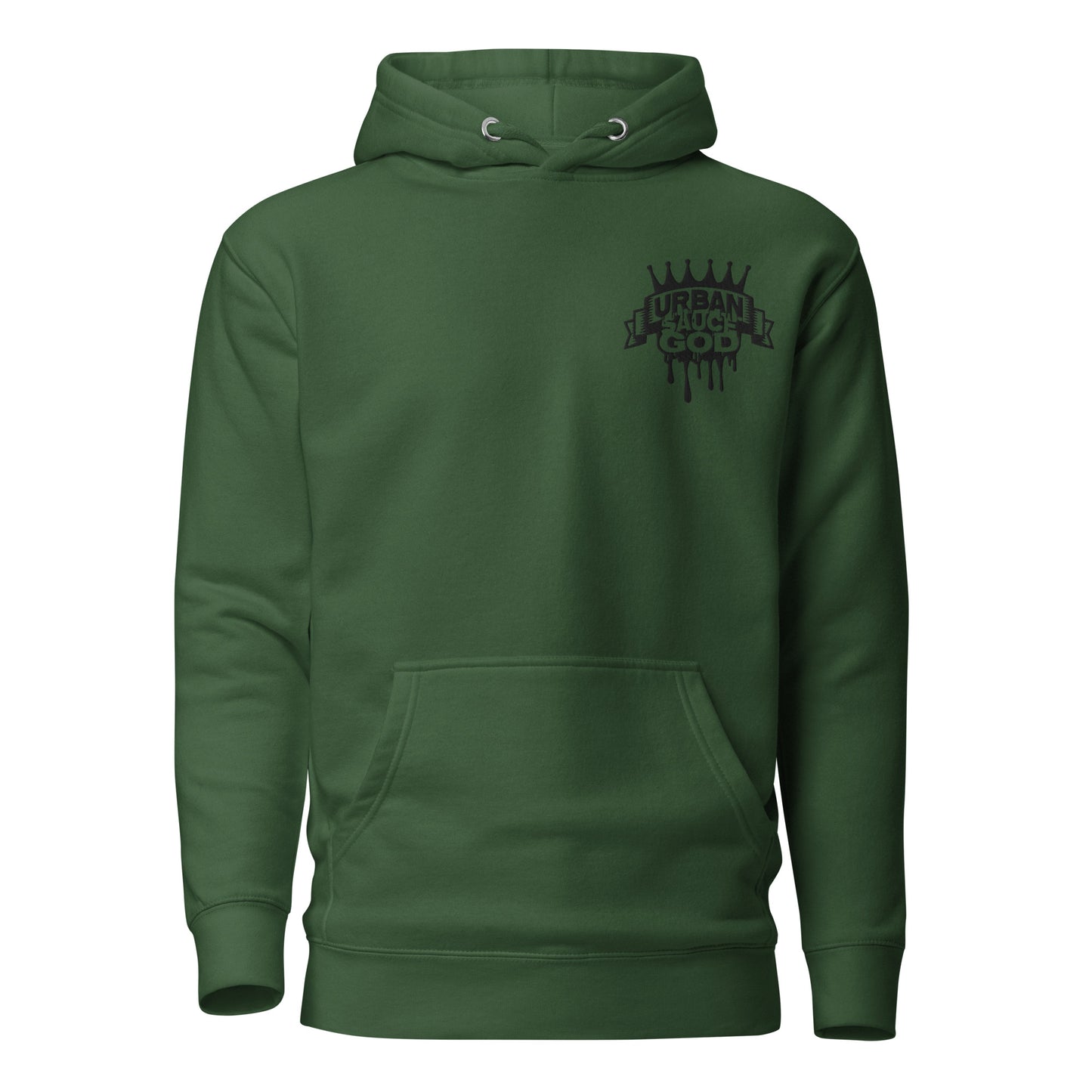 Sauce God Black Embroidered Logo Hoodie