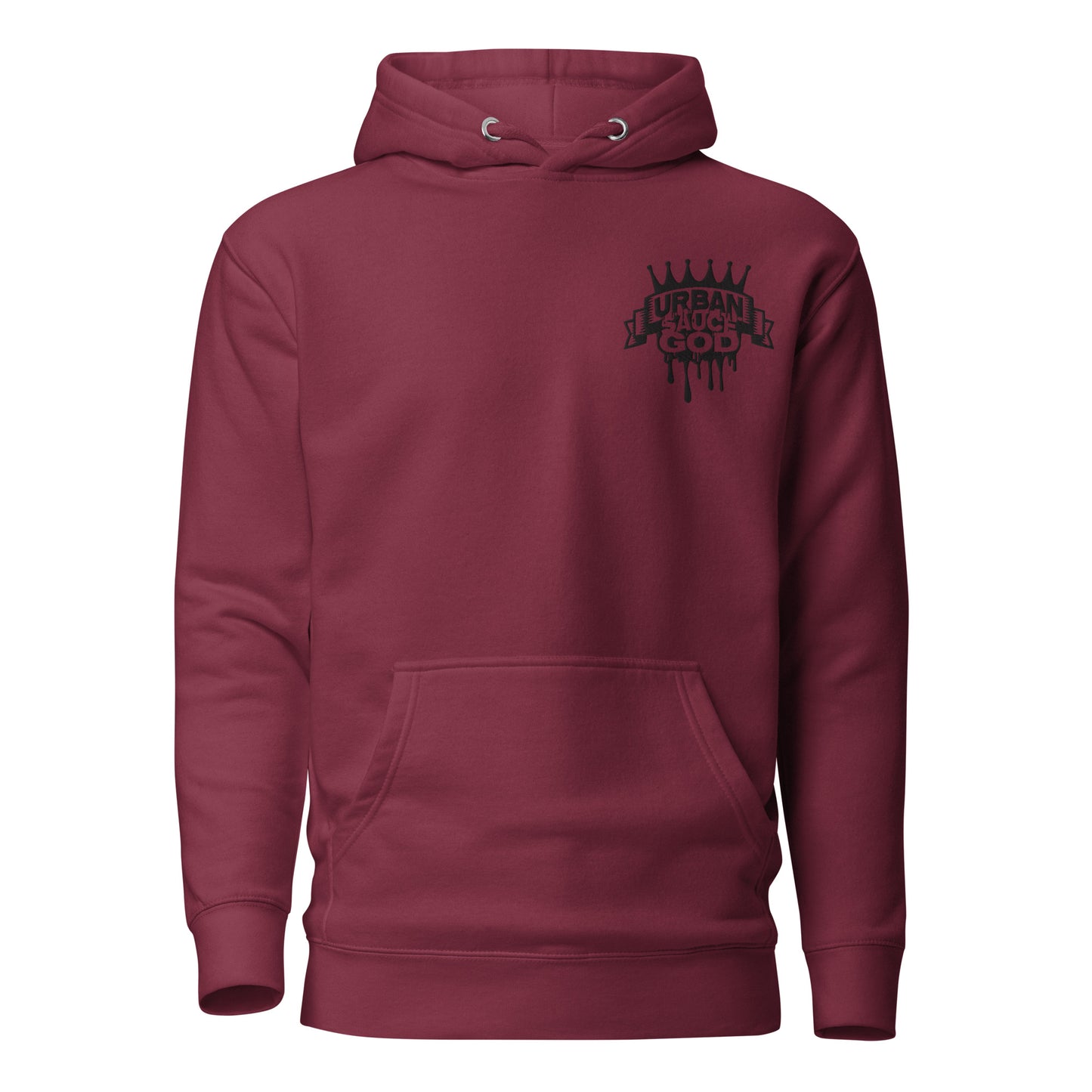 Sauce God Black Embroidered Logo Hoodie