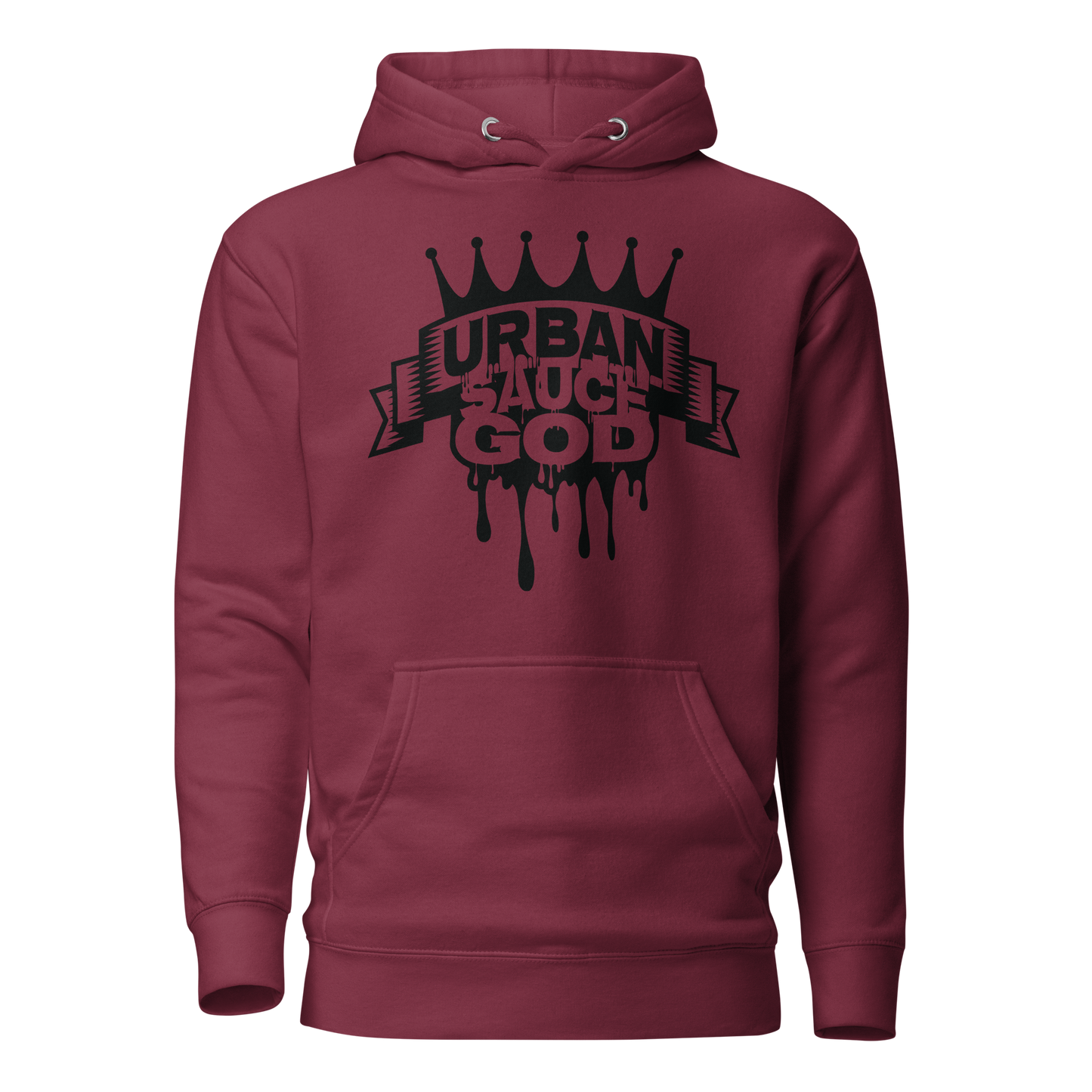 Sauce God Black Logo Hoodie