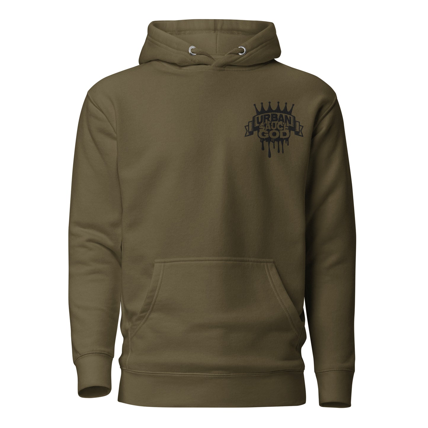 Sauce God Black Embroidered Logo Hoodie