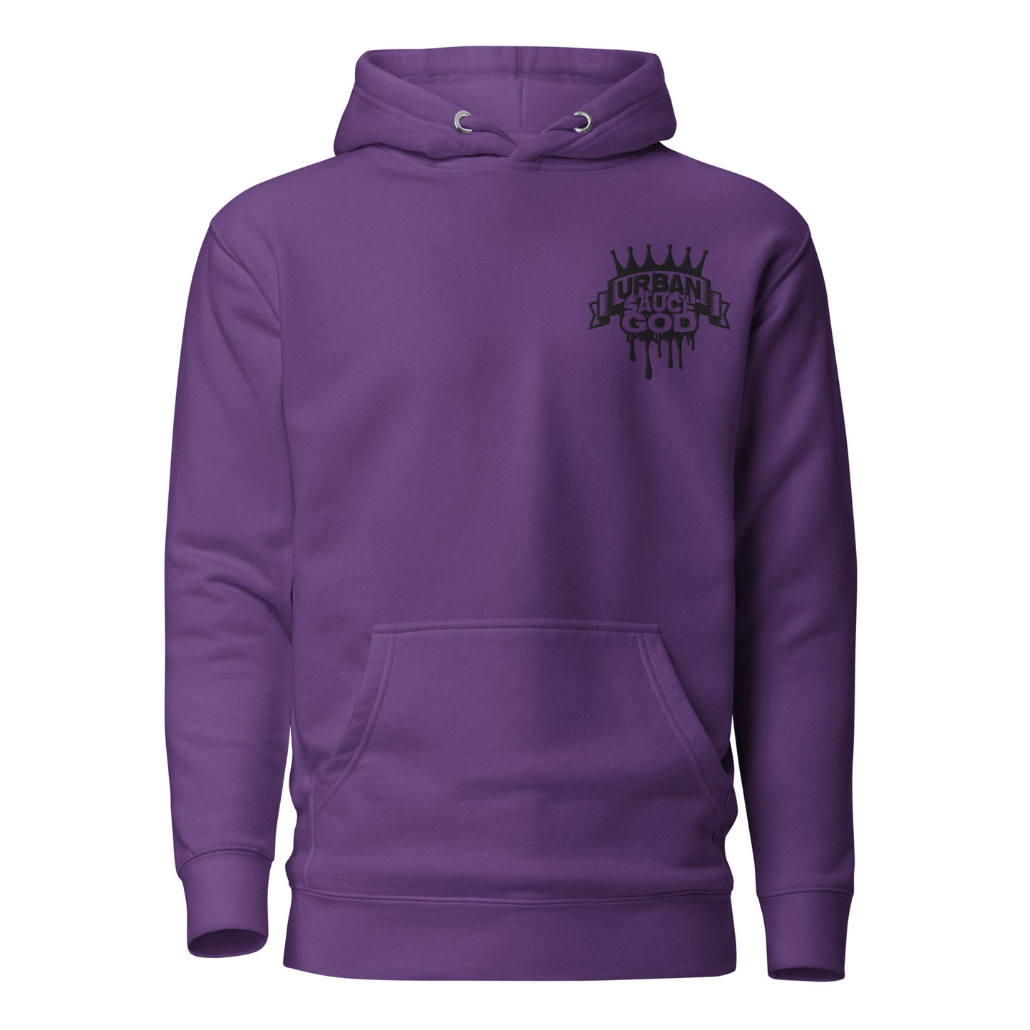 Sauce God Black Embroidered Logo Hoodie