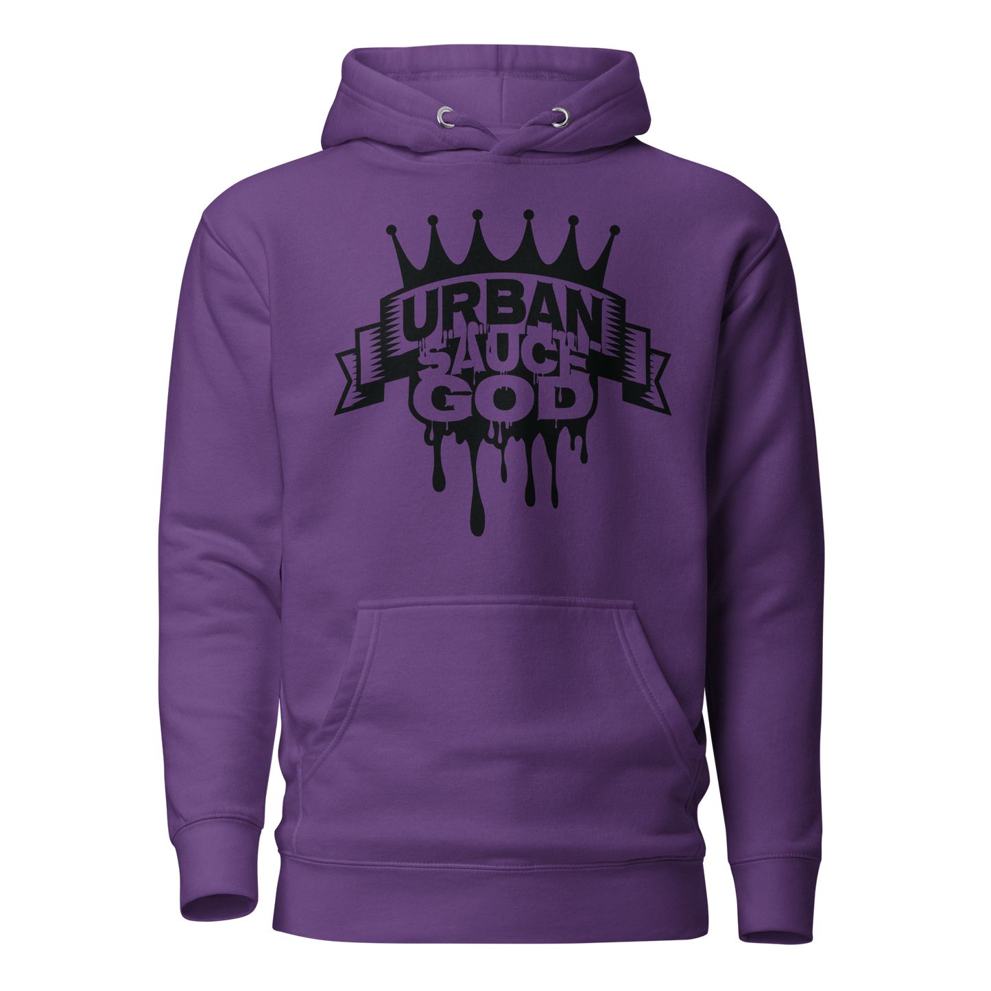 Sauce God Black Logo Hoodie