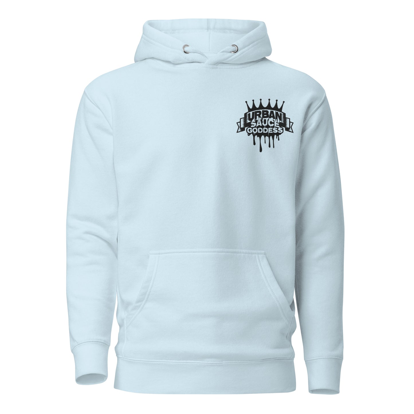 Sauce Goddess Black Embroidered Logo Hoodie