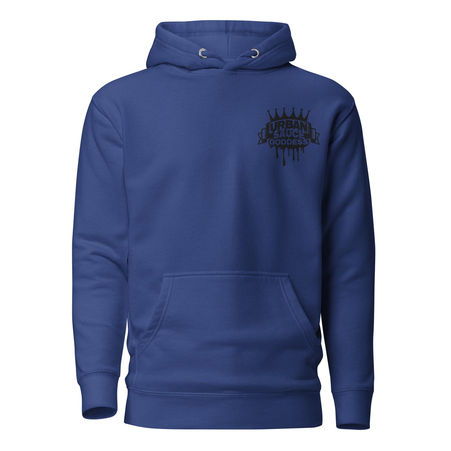 Sauce Goddess Black Embroidered Logo Hoodie