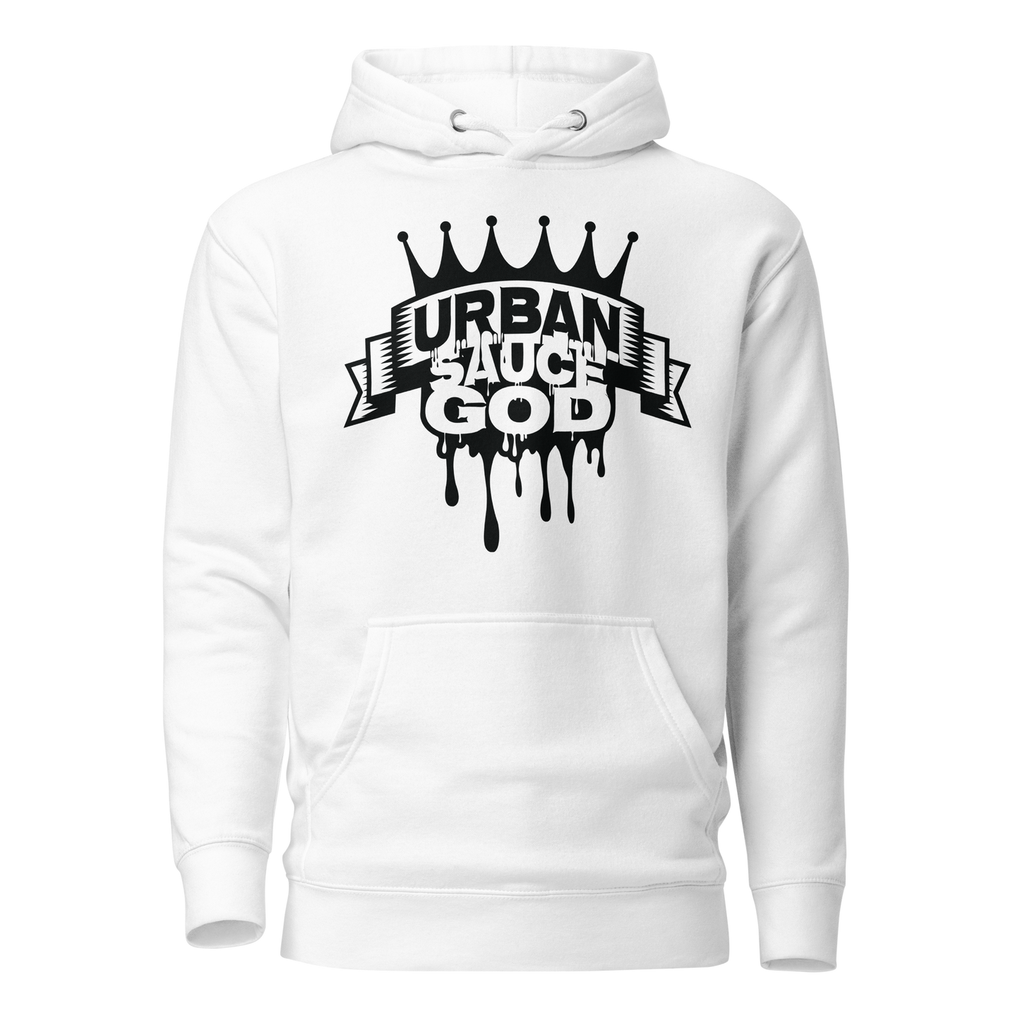 Sauce God Black Logo Hoodie