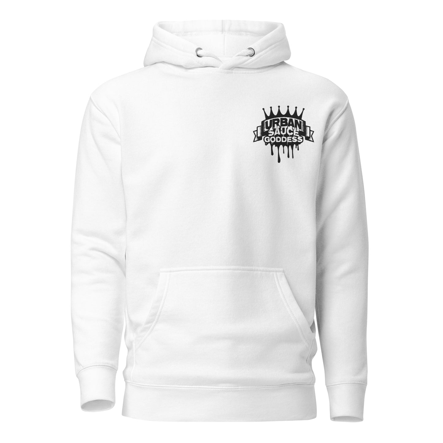 Sauce Goddess Black Embroidered Logo Hoodie
