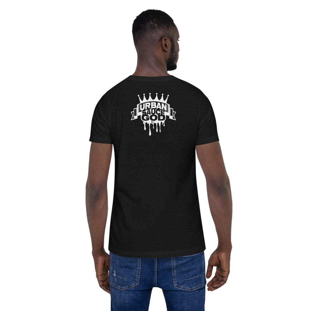 Sauce God Short-Sleeve Black T-Shirt- Fatherhood