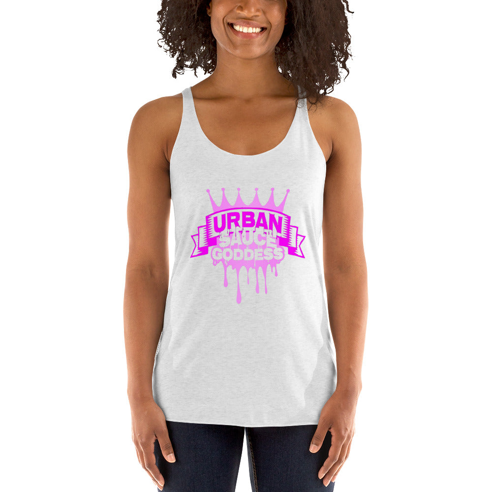 Sauce Goddess Logo Racerback Tank