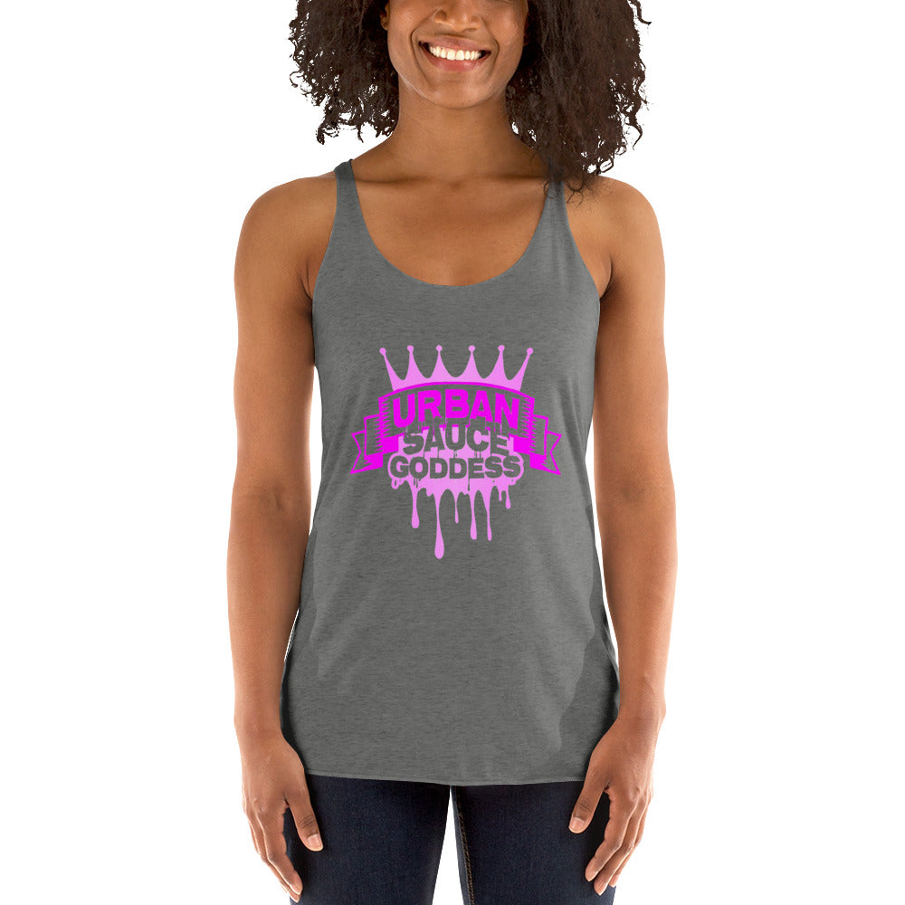 Sauce Goddess Logo Racerback Tank