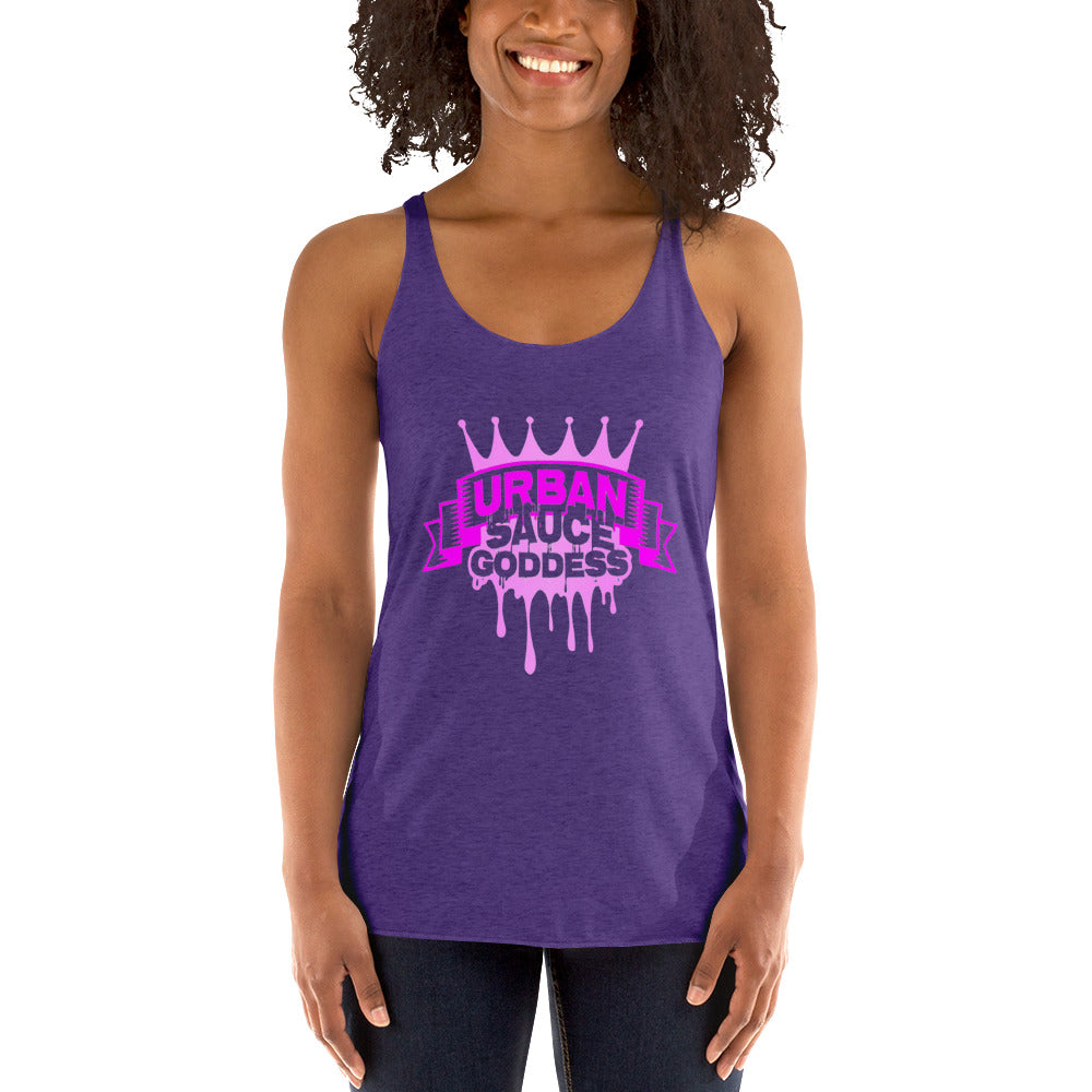 Sauce Goddess Logo Racerback Tank