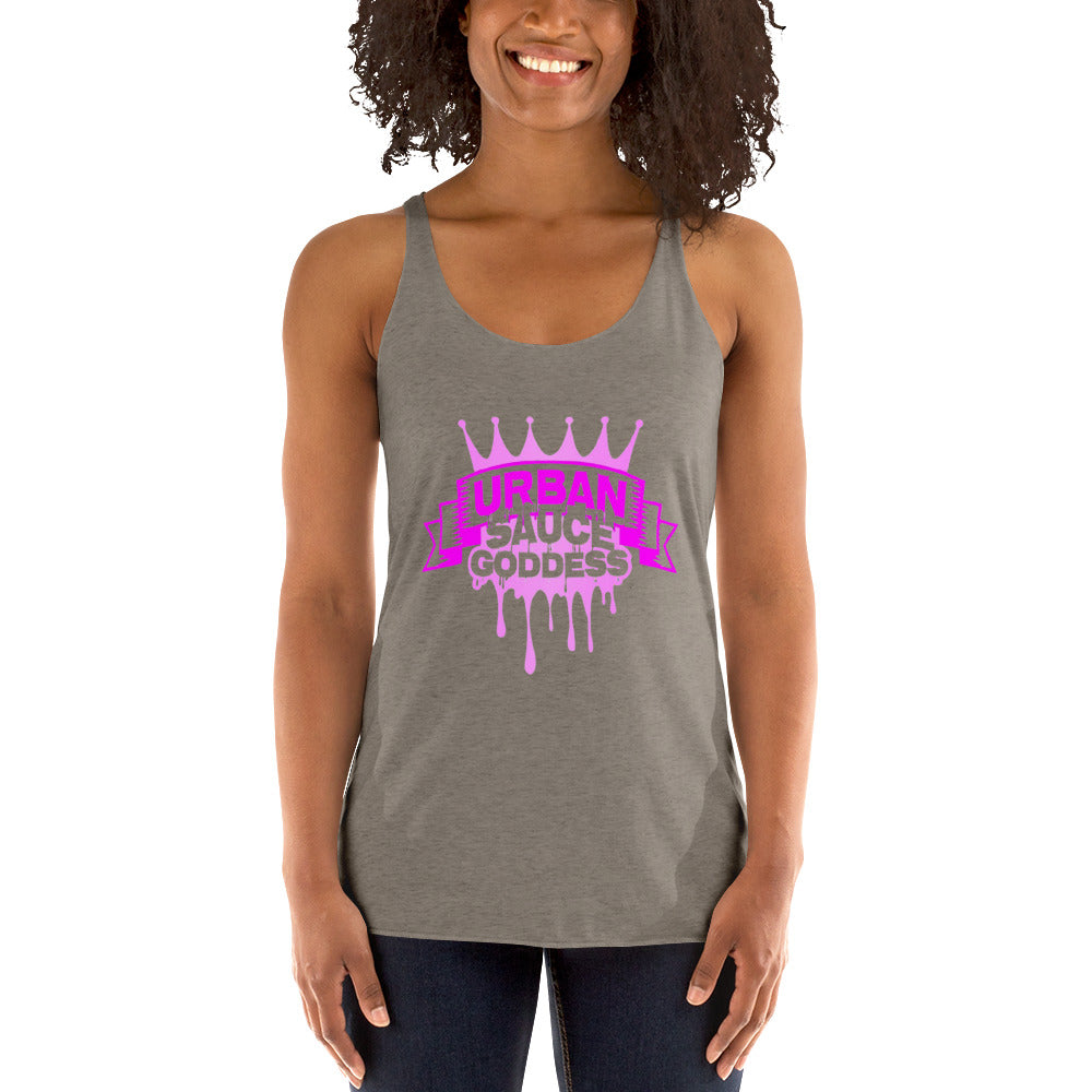 Sauce Goddess Logo Racerback Tank