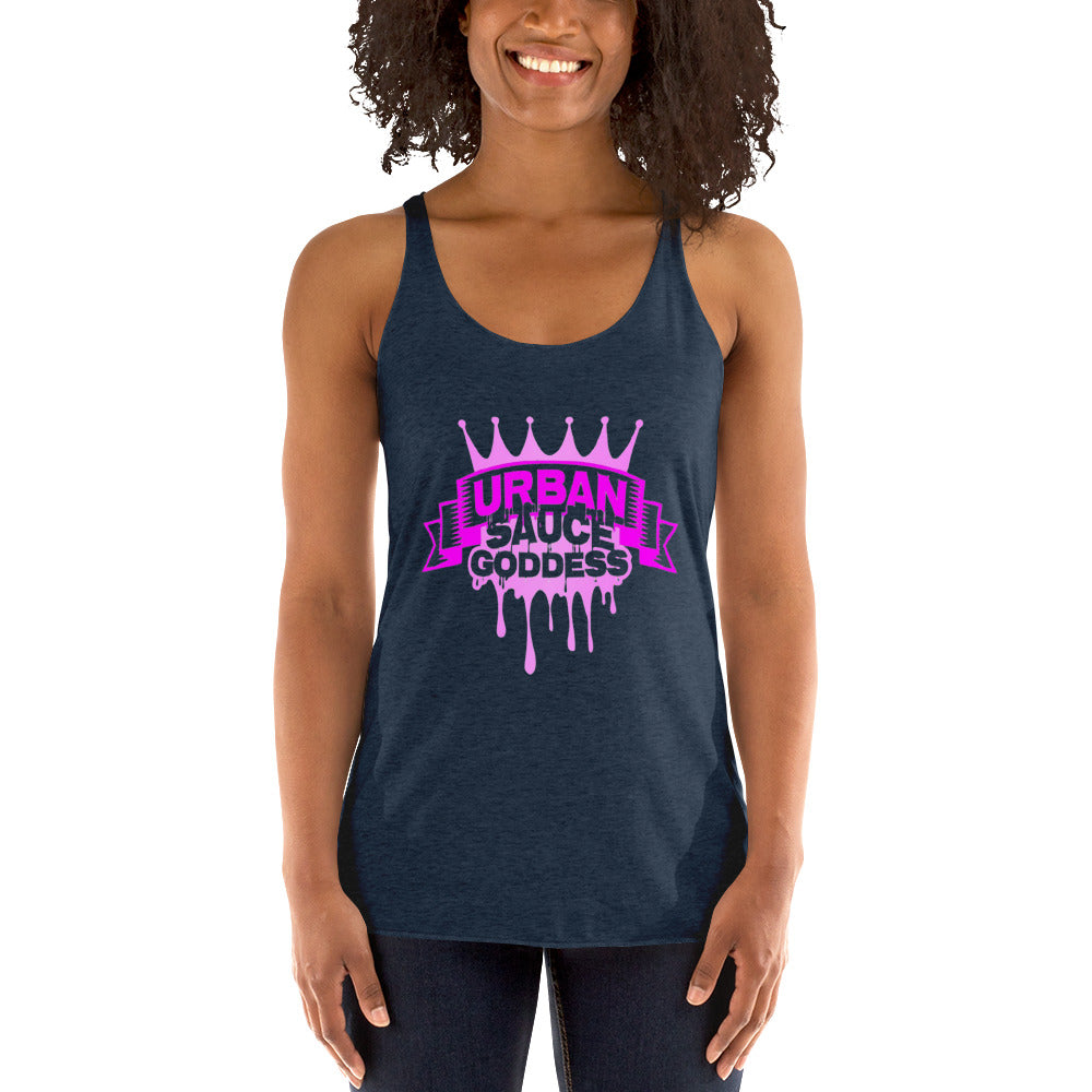 Sauce Goddess Logo Racerback Tank