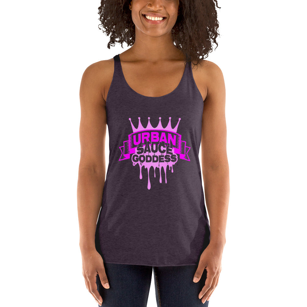 Sauce Goddess Logo Racerback Tank