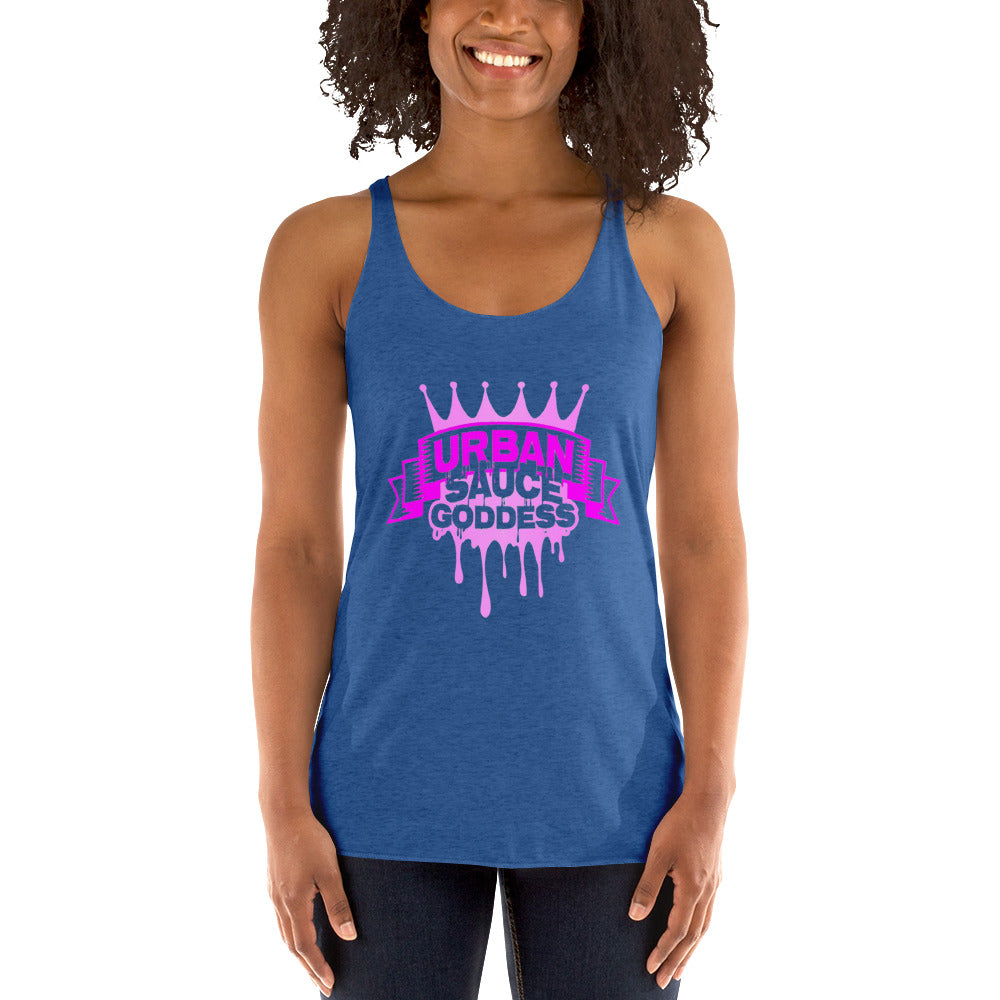 Sauce Goddess Logo Racerback Tank