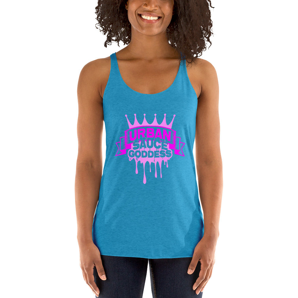 Sauce Goddess Logo Racerback Tank