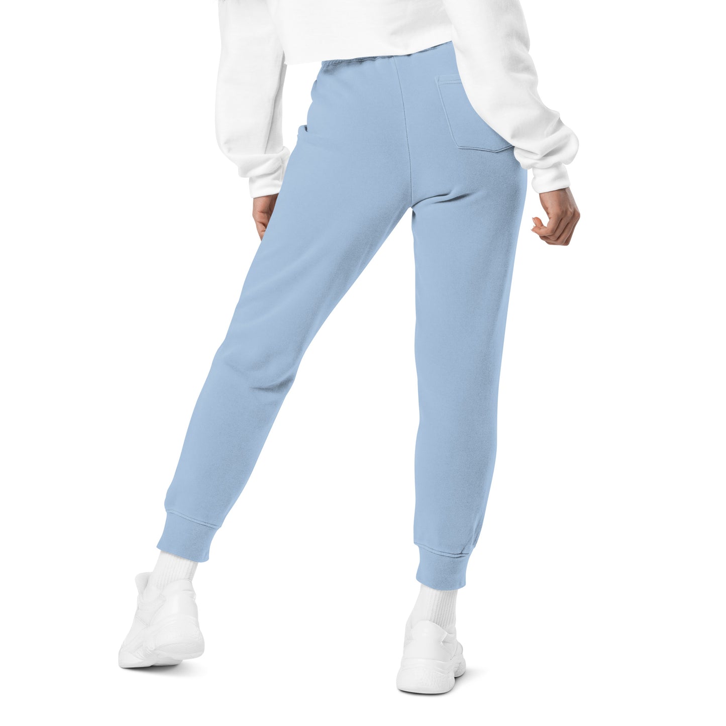 Sauce Goddess white logo pigment-dyed sweatpants