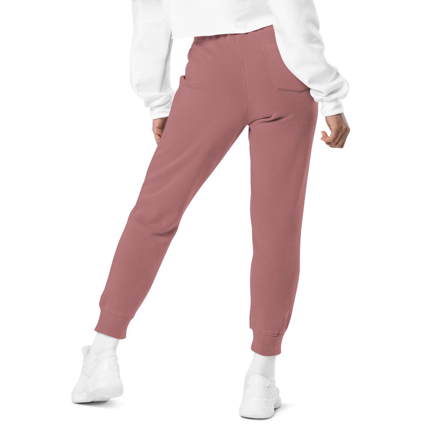 Sauce Goddess white logo pigment-dyed sweatpants