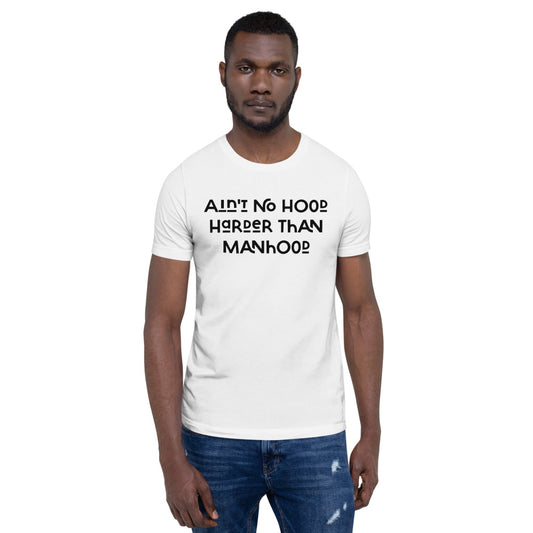 Sauce God Short-Sleeve White T-Shirt- Manhood