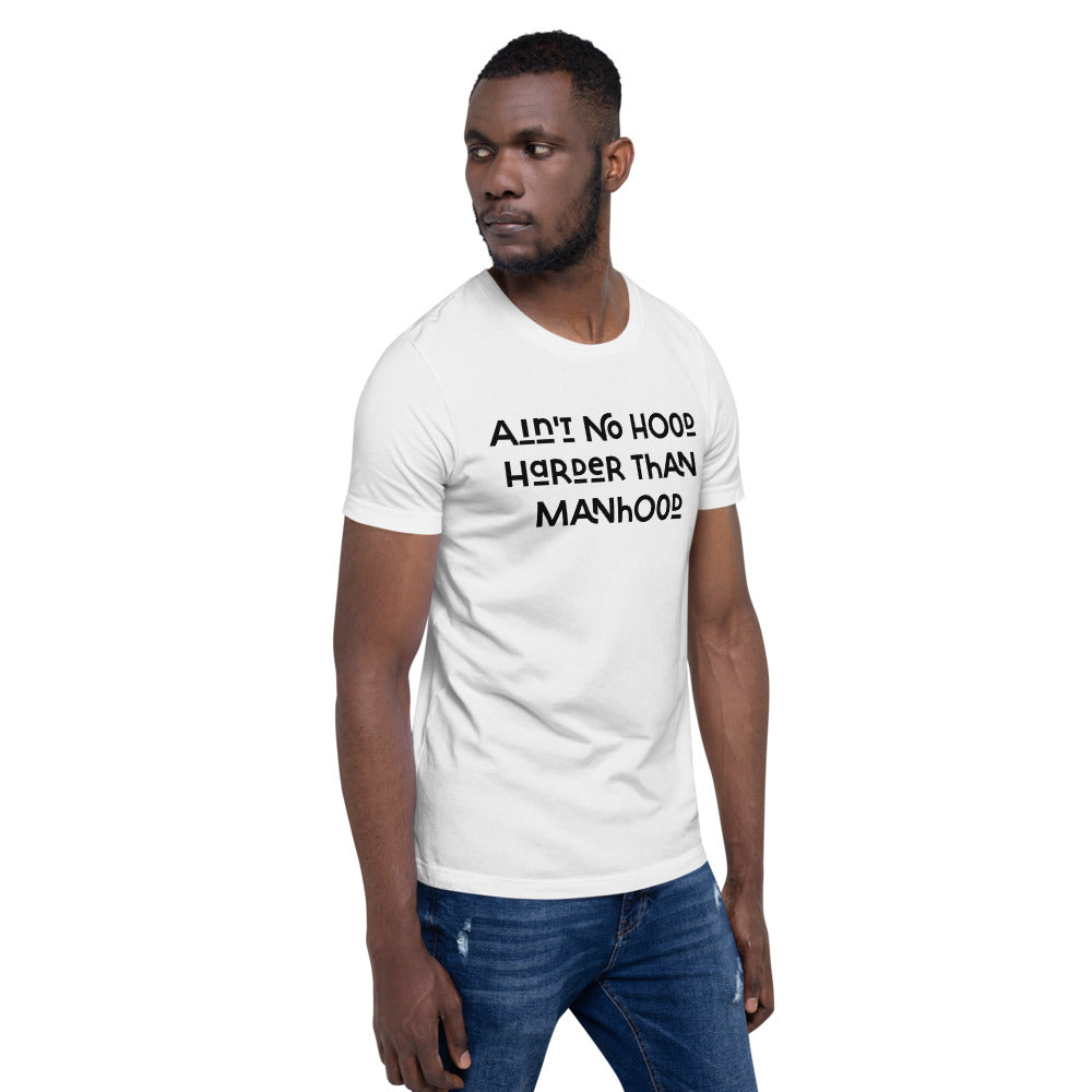 Sauce God Short-Sleeve White T-Shirt- Manhood