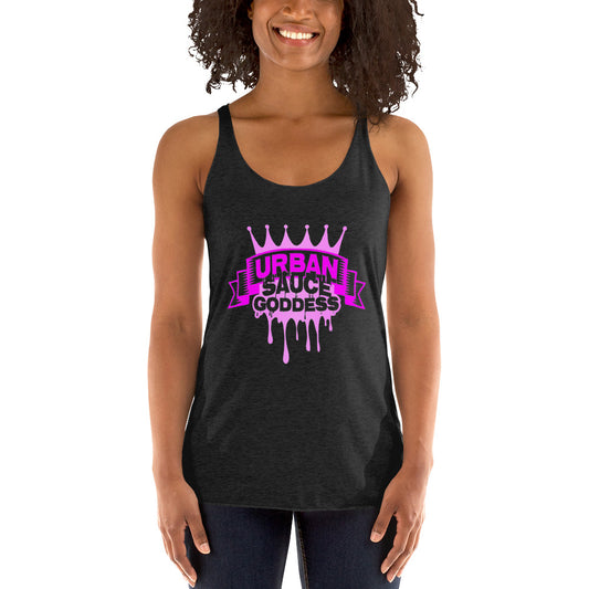 Sauce Goddess Logo Racerback Tank